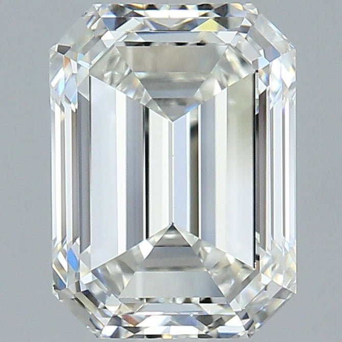 2.5 Carat Emerald - Natural Diamond - 2.7 - I - VS1 - VG - EX - VG - Diamonds By Rothschild