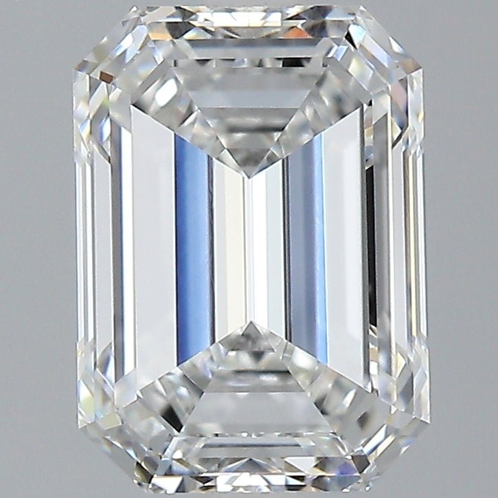 2.5 Carat Emerald - Natural Diamond - 2.71 - E - VVS1 - VG - EX - VG - Diamonds By Rothschild