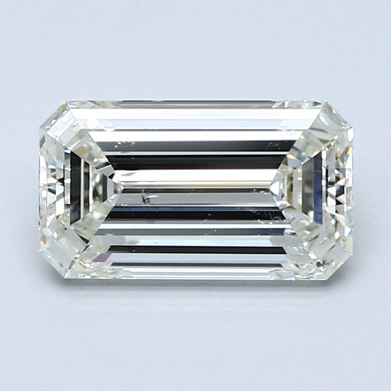 2.5 Carat Emerald - Natural Diamond - 2.72 - K - SI2 - VG - EX - VG - Diamonds By Rothschild