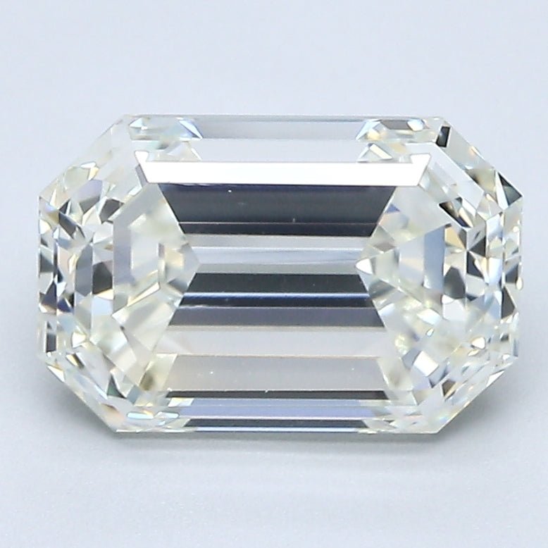 2.5 Carat EMERALD - Natural Diamond - 2.74 - K - SI1 - VG - VG - VG - Diamonds By Rothschild