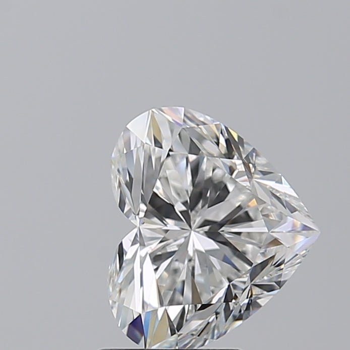 2.5 Carat Heart - Natural Diamond - 2.5 - E - VS2 - VG - EX - EX - Diamonds By Rothschild