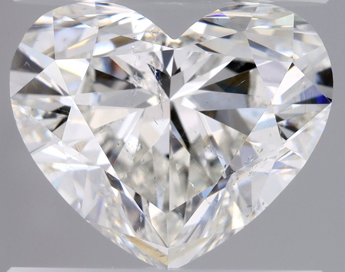2.5 Carat Heart - Natural Diamond - 2.52 - I - SI2 - EX - EX - Diamonds By Rothschild
