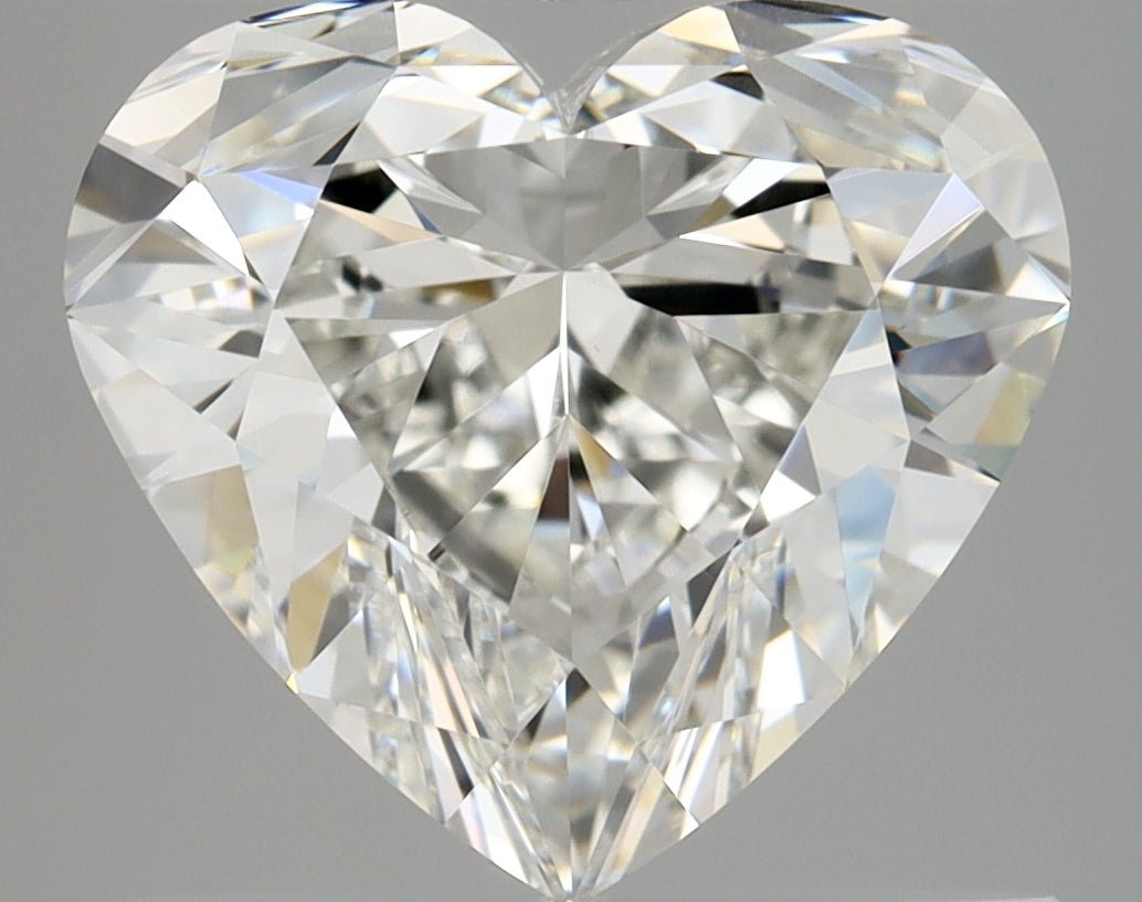 2.5 Carat Heart - Natural Diamond - 2.71 - I - VS2 - EX - EX - Diamonds By Rothschild