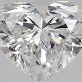 2.5 Carat Heart Shape Cut Natural Diamond - D VVS2 - 2.61ct - EX Cut Grade - Diamonds By Rothschild