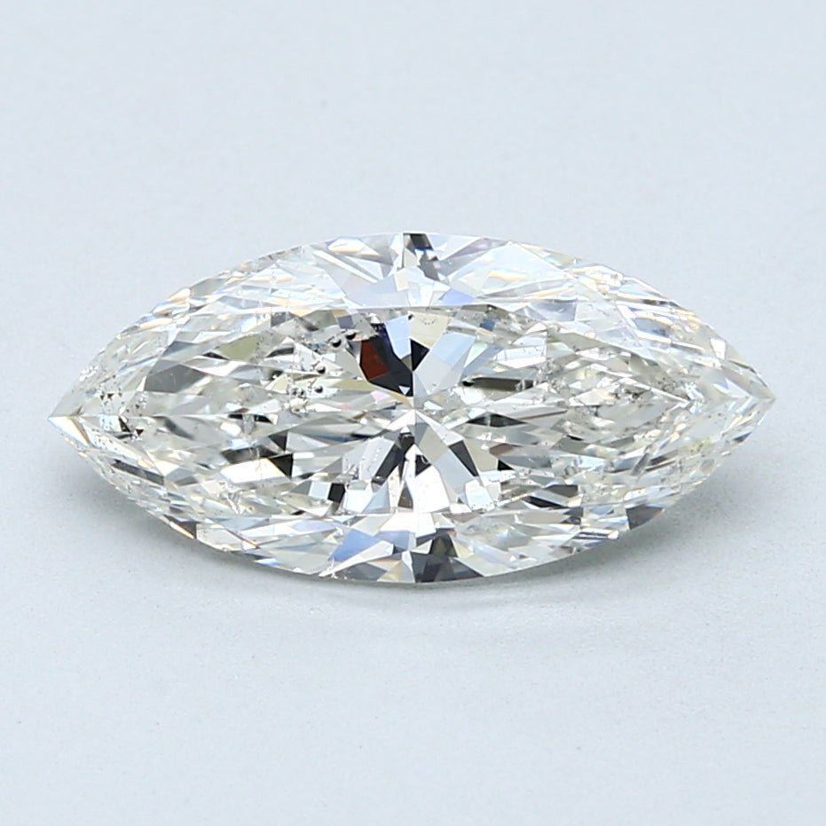 2.5 Carat Marquise Cut Natural Diamond - I SI2 - 2.5ct - VG Cut Grade - Diamonds By Rothschild