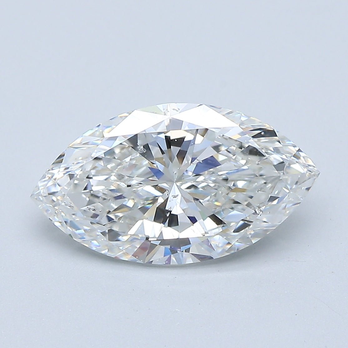 2.5 Carat Marquise - Natural Diamond - 2.4 - F - SI2 - EX - VG - Diamonds By Rothschild
