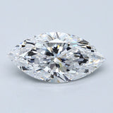 2.5 Carat Marquise - Natural Diamond - 2.5 - D - SI1 - VG - EX - EX - Diamonds By Rothschild