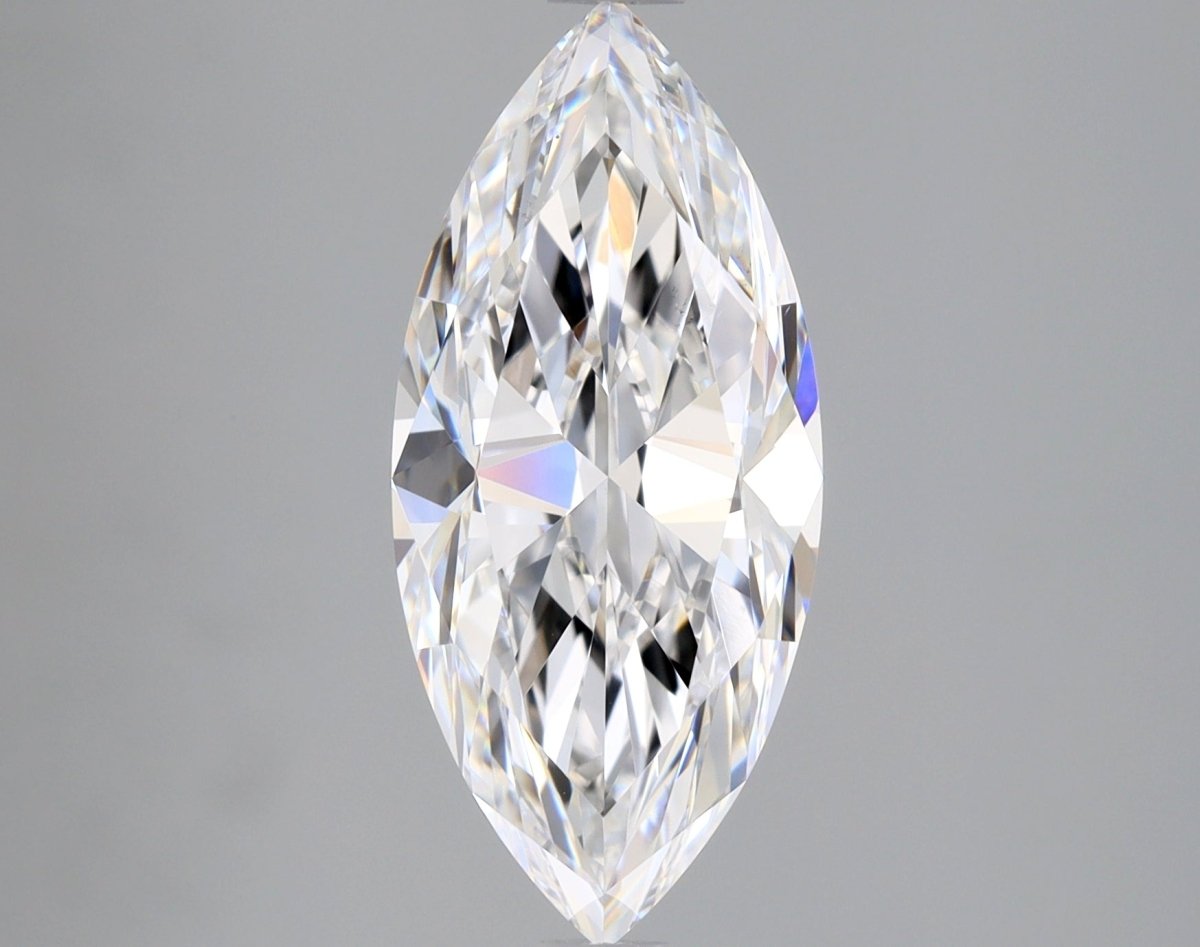 2.5 Carat Marquise - Natural Diamond - 2.5 - D - VS2 - VG - VG - EX - Diamonds By Rothschild