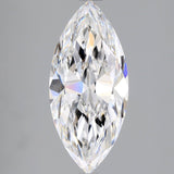 2.5 Carat Marquise - Natural Diamond - 2.5 - D - VS2 - VG - VG - EX - Diamonds By Rothschild