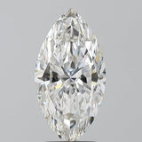 2.5 Carat Marquise - Natural Diamond - 2.5 - G - VS2 - VG - EX - EX - Diamonds By Rothschild
