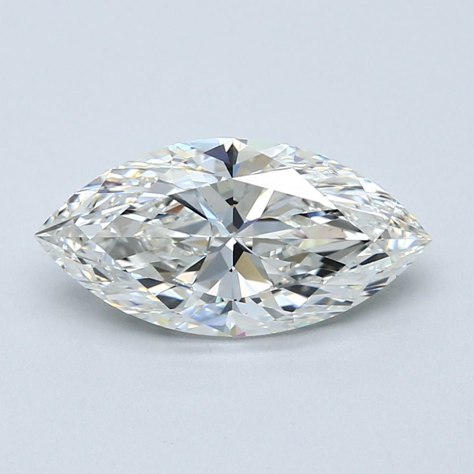 2.5 Carat Marquise - Natural Diamond - 2.5 - H - SI1 - EX - EX - EX - Diamonds By Rothschild