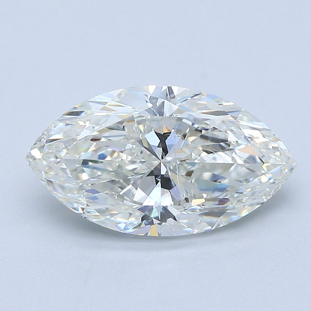 2.5 Carat Marquise - Natural Diamond - 2.5 - H - SI2 - EX - EX - Diamonds By Rothschild
