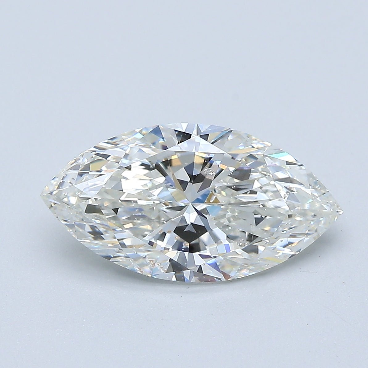 2.5 Carat Marquise - Natural Diamond - 2.5 - H - SI2 - EX - VG - Diamonds By Rothschild