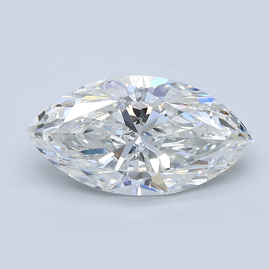 2.5 Carat Marquise - Natural Diamond - 2.51 - F - SI2 - EX - EX - Diamonds By Rothschild