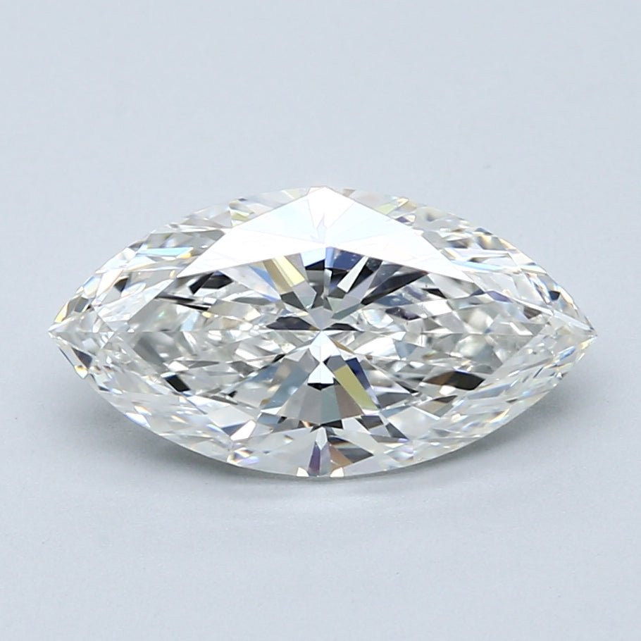 2.5 Carat Marquise - Natural Diamond - 2.51 - G - SI2 - EX - EX - EX - Diamonds By Rothschild