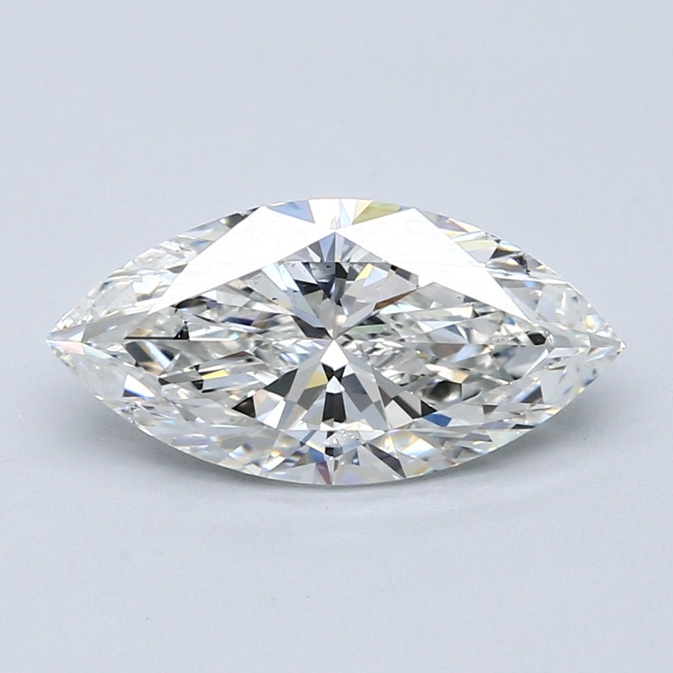 2.5 Carat Marquise - Natural Diamond - 2.51 - H - SI2 - VG - EX - EX - Diamonds By Rothschild