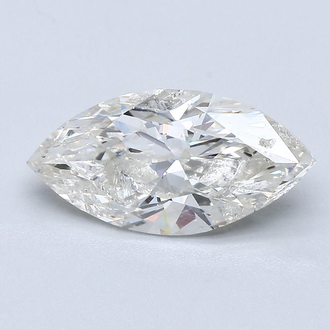 2.5 Carat Marquise - Natural Diamond - 2.51 - L - I3 - G - G - Diamonds By Rothschild