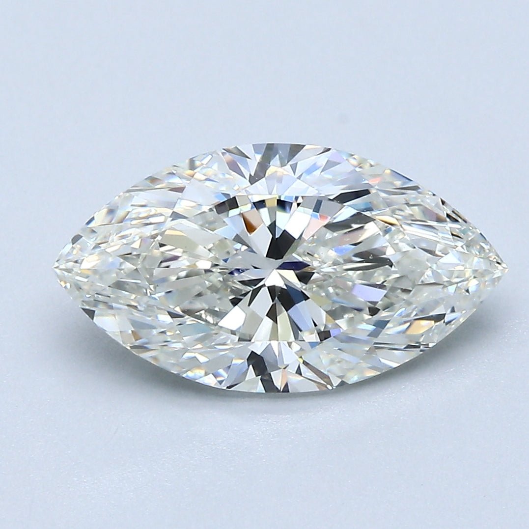 2.5 Carat Marquise - Natural Diamond - 2.52 - I - VS1 - VG - EX - VG - Diamonds By Rothschild