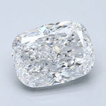 2.5 Carat Natural Diamond - CUSHION - 2.5 - D - SI1 - Diamonds By Rothschild