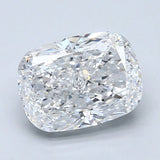 2.5 Carat Natural Diamond - CUSHION - 2.5 - D - SI1 - Diamonds By Rothschild