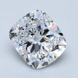 2.5 Carat Natural Diamond - CUSHION 2.61ct - Diamonds By Rothschild