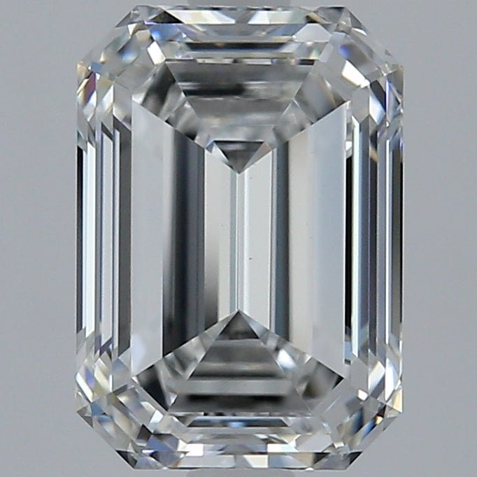 2.5 Carat Natural Diamond - EMERALD - 2.42 - E - VS1 - Diamonds By Rothschild