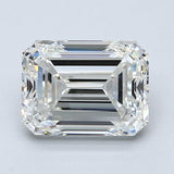 2.5 Carat Natural Diamond - EMERALD - 2.5 - H - VS1 - Diamonds By Rothschild
