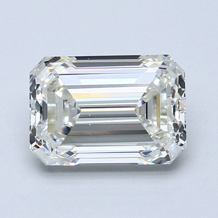 2.5 Carat Natural Diamond - EMERALD - 2.5 - J - VS2 - Diamonds By Rothschild