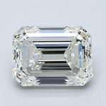 2.5 Carat Natural Diamond - EMERALD - 2.5 - J - VVS1 - Diamonds By Rothschild
