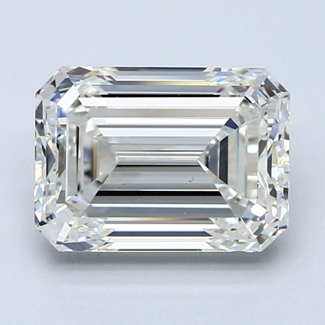 2.5 Carat Natural Diamond - EMERALD - 2.51 - I - VS2 - Diamonds By Rothschild
