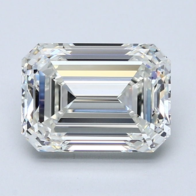 2.5 Carat Natural Diamond - EMERALD - 2.52 - I - VVS2 - Diamonds By Rothschild