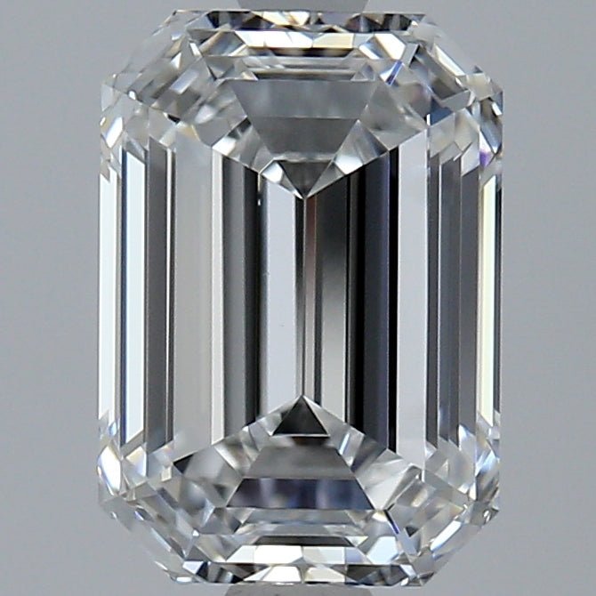 2.5 Carat Natural Diamond - EMERALD - 2.6 - E - VS1 - Diamonds By Rothschild