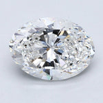 2.5 Carat Natural Diamond - OVAL - 2.51 - E - SI1 - Diamonds By Rothschild