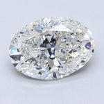 2.5 Carat Natural Diamond - OVAL - 2.51 - F - SI2 - Diamonds By Rothschild