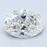 2.5 Carat Natural Diamond - OVAL - 2.51 - G - VVS1 - Diamonds By Rothschild