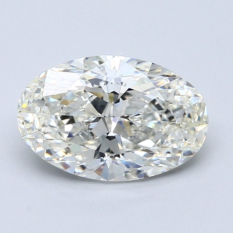 2.5 Carat Natural Diamond - OVAL - 2.51 - J - SI1 - Diamonds By Rothschild