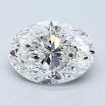 2.5 Carat Natural Diamond - OVAL - 2.52 - E - SI1 - Diamonds By Rothschild