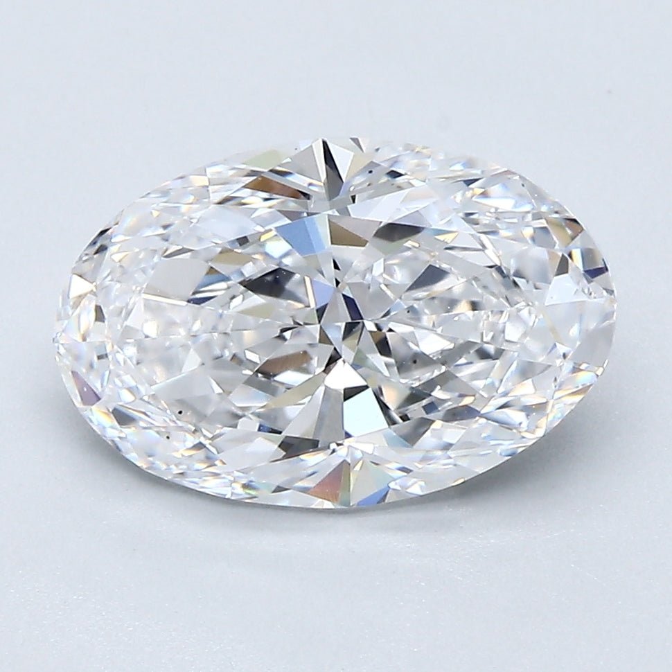 2.5 Carat Natural Diamond - OVAL - 2.7 - D - VS2 - Diamonds By Rothschild