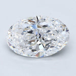 2.5 Carat Natural Diamond - OVAL - 2.7 - D - VS2 - Diamonds By Rothschild