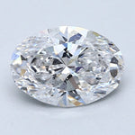 2.5 Carat Oval Cut Natural Diamond - D SI1 - 2.51ct - VG Cut Grade
