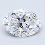 2.5 Carat Oval Cut Natural Diamond - D SI1 - 2.5ct - VG Cut Grade