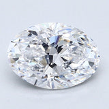 2.5 Carat Oval Cut Natural Diamond - D SI1 - 2.5ct - VG Cut Grade
