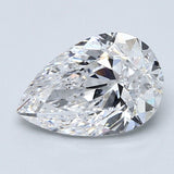 2.5 Carat Natural Diamond - PEAR - Diamonds By Rothschild