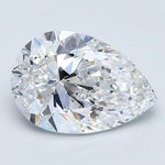 2.5 Carat Natural Diamond - PEAR - 2.51 - D - VS2 - Diamonds By Rothschild