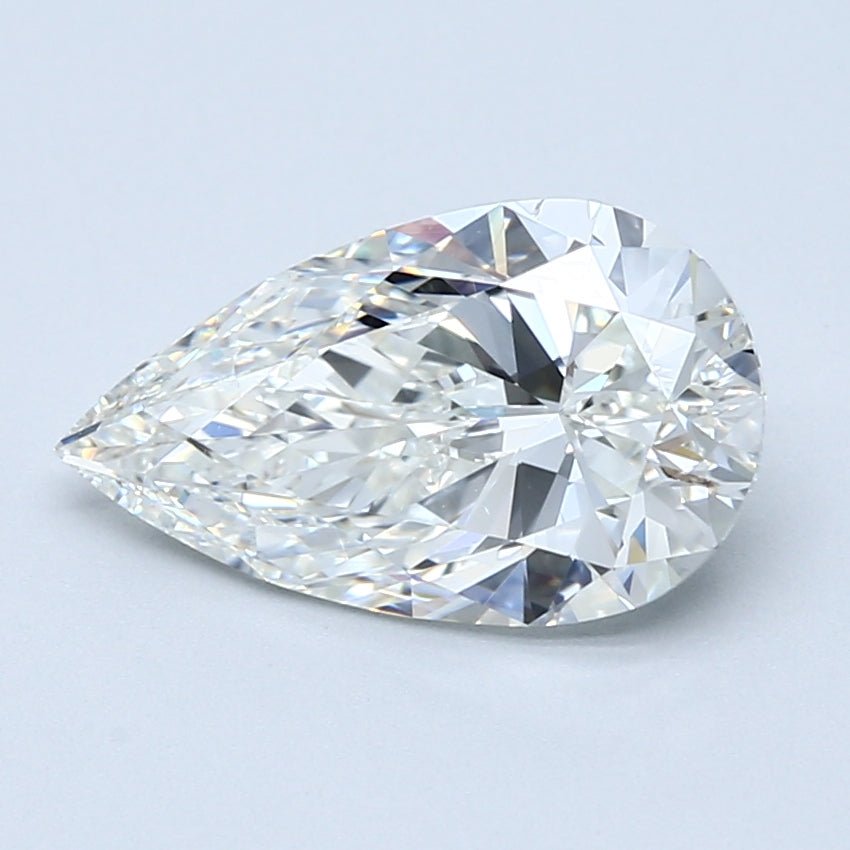 2.5 Carat Natural Diamond - PEAR 2.53ct - Diamonds By Rothschild