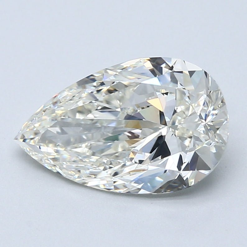 2.5 Carat Natural Diamond - PEAR - 2.7 - F - IF - Diamonds By Rothschild