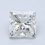 2.5 Carat Natural Diamond - PRINCESS - 2.51 - G - VS2 - Diamonds By Rothschild