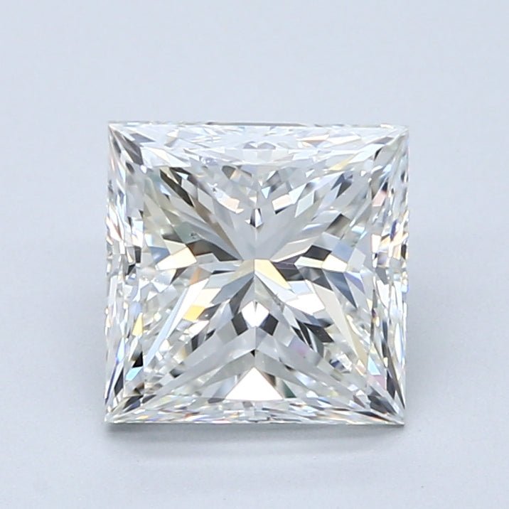 2.5 Carat Natural Diamond - PRINCESS - 2.51 - G - VS2 - Diamonds By Rothschild
