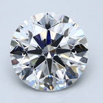 2.5 Carat Natural Diamond - Round - 2.41 - F - VS1 - Diamonds By Rothschild