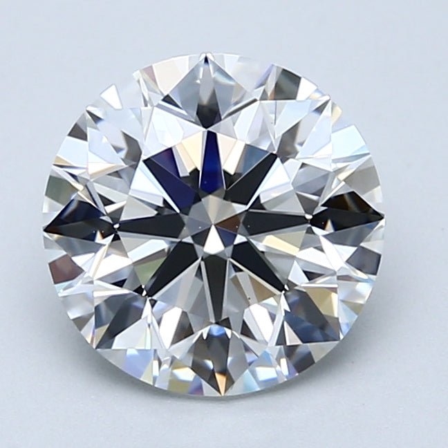2.5 Carat Natural Diamond - Round - 2.41 - F - VS1 - Diamonds By Rothschild